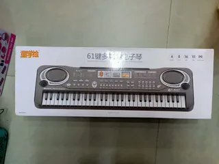 Đàn Organ Điện Tử 61 Phím MQ-6106 - Đồ Chơi Giáo Dục Âm Nhạc Có Micro và Đèn Phát Sáng Cho Trẻ Em
